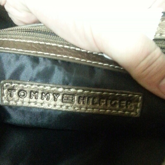 Tommy hilfiger Bronze handbag used once - Picture 3 of 4