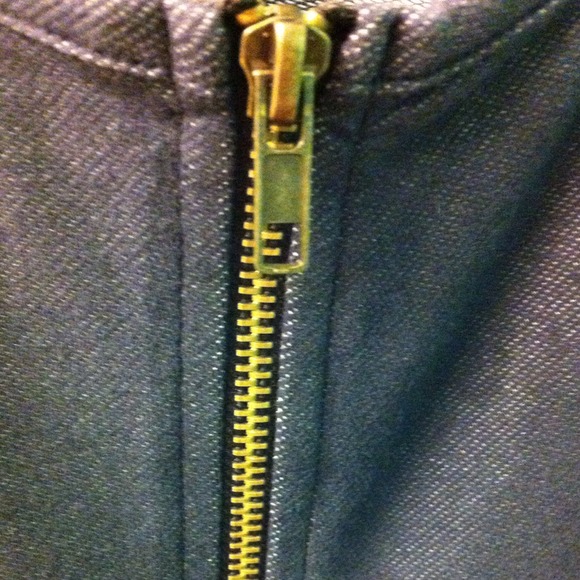 Stretchy cotton dress that looks like dark denim - Picture 4 of 4