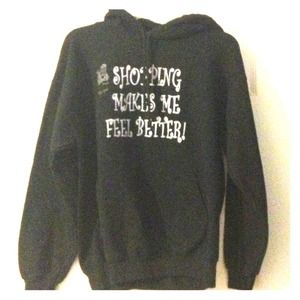 Shopping sweatshirt!