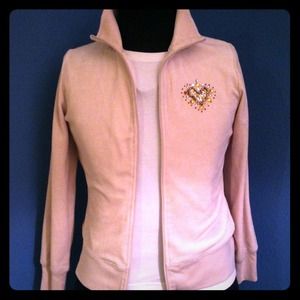 BCBG Maxazria velour track suit-size Large