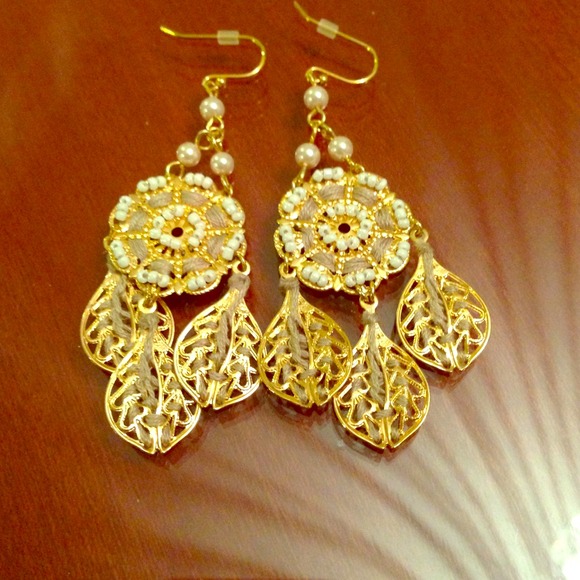 Bohemian dream catcher earrings!