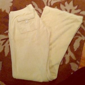 Juicy Couture Velour Yellow track pants M