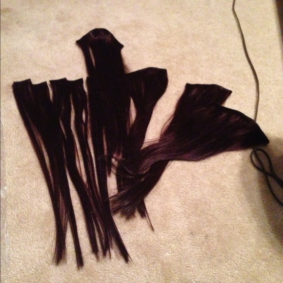 9 piece deluxe clip in hair extensions
