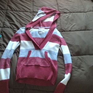 Aeropostale sweater with hood.