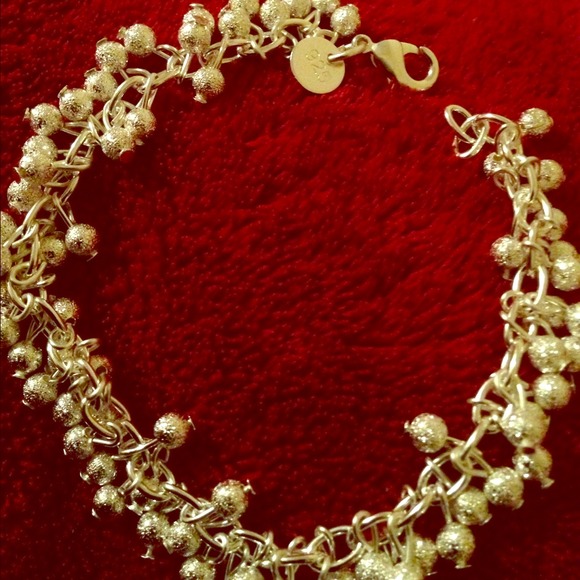 Lils ball silver bracelets plate 925