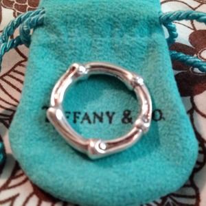 Tiffany & Co sterling bamboo style ring