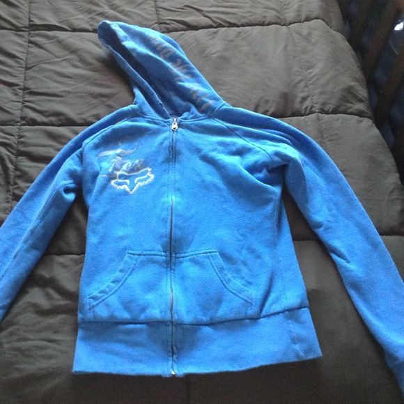 Fox Outerwear - Reversible Fox zip-up hoodie.