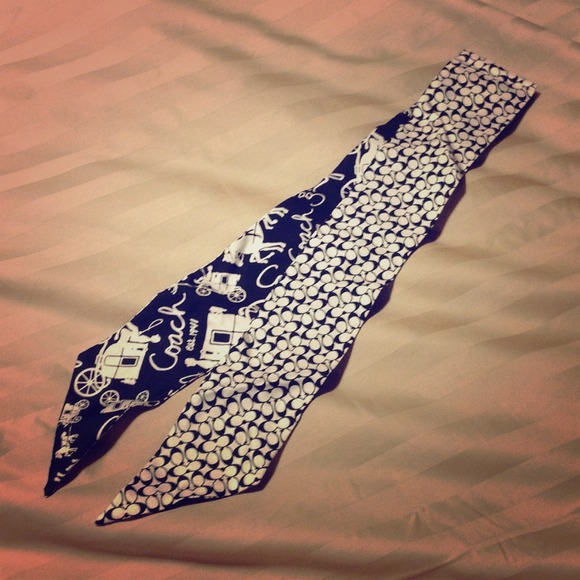 Black & White Coach Scarf