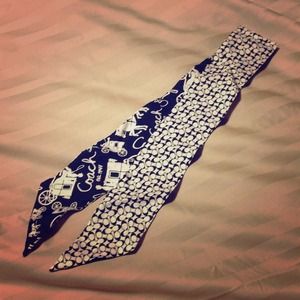 Black & White Coach Scarf