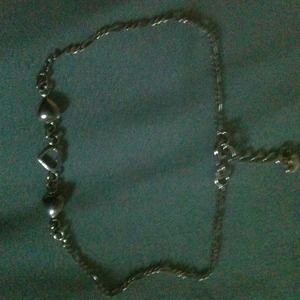 Sterling silver heart anklet ...Just Reduced!