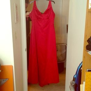 Red Bridesmaid dress