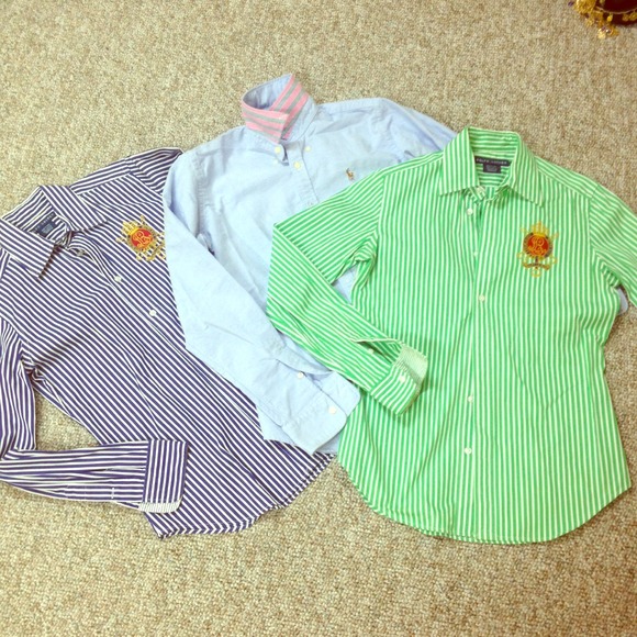 Ralph Lauren Bundle Shirts, Blazer and Cardigan