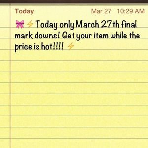 Sale price as marked!!!!