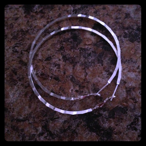 Hoop earrings 925 silver