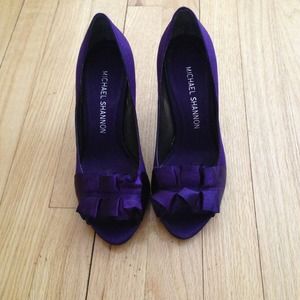 Purple Cocktail Shoes