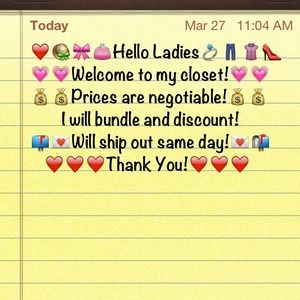 Welcome to my closet!