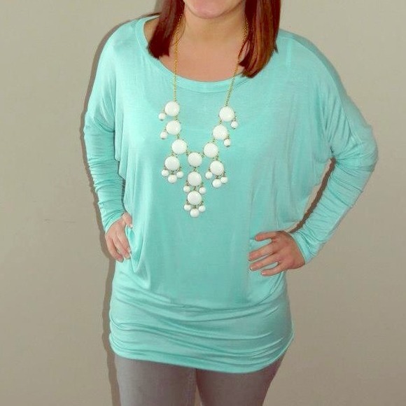 Mint PiKo Dolman Top