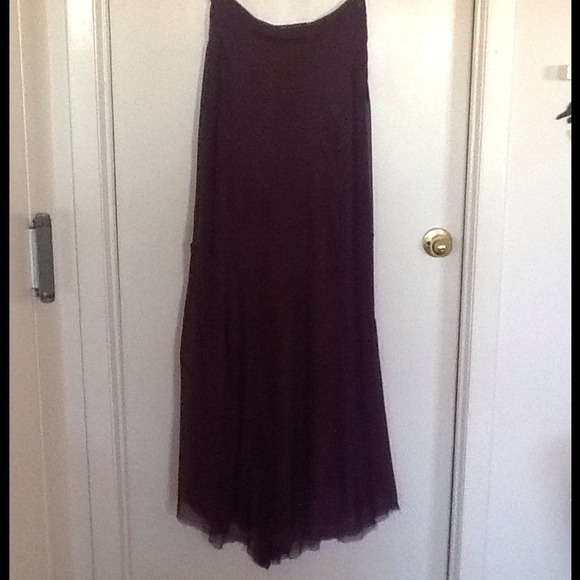 Rag & Bone silk maxi skirt - deep Eggplant NWOT