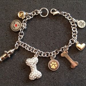 Love my dog charm bracelet