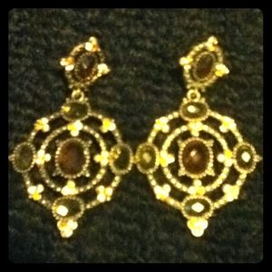 Gold, Classy Earrings