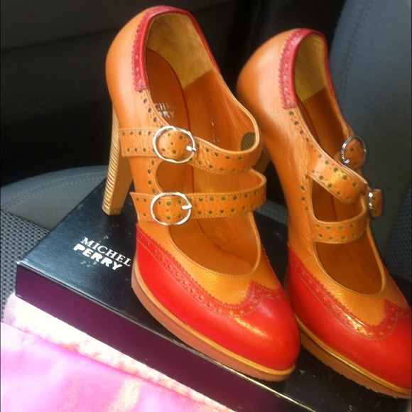 Michel Perry platform pumps