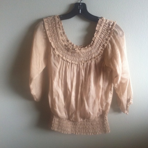 Guess by Marciano tanned color blouse - Picture 2 of 4