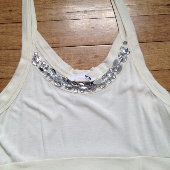 Rhinestone Baby Doll Top NWOT - Picture 3 of 3