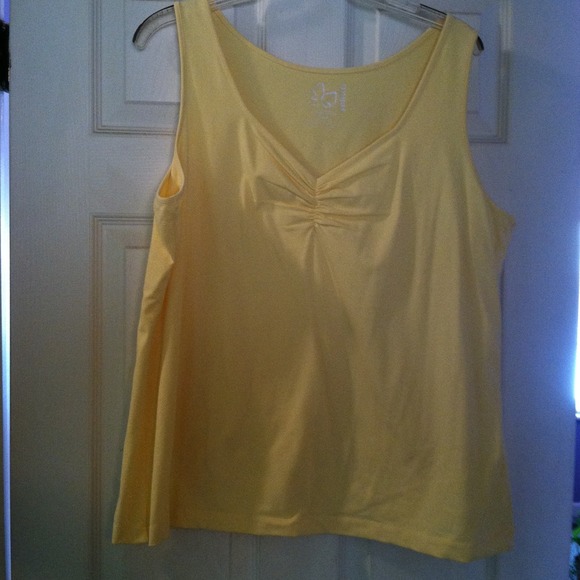 Pale yellow tank top