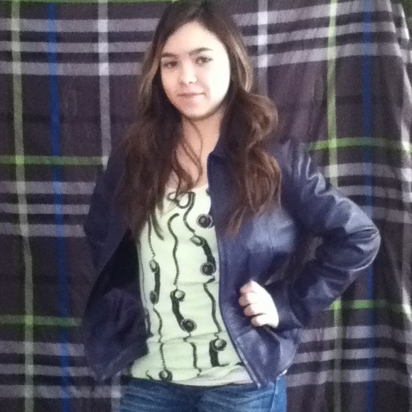 Pelle Studio Purple Leather Jacket