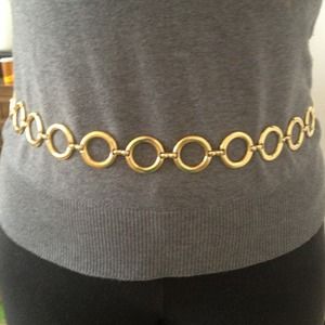 Gold circle belt