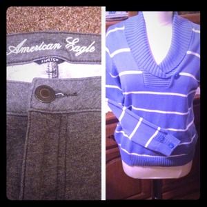 🌟BUNDLE🌟 AE jeggings & sweater