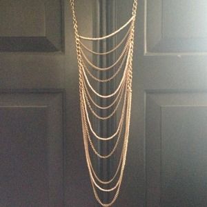 Long stylish necklace