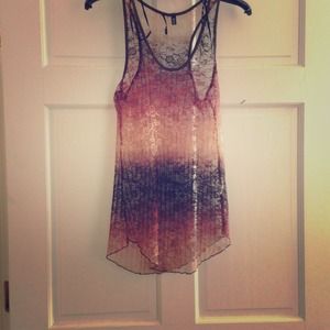 Lace  tank. Never worn! Will negotiate!
