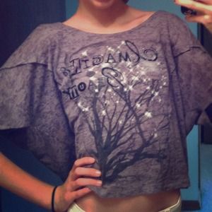 Grey Kohl's Loose Top