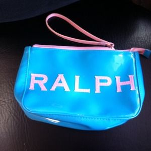 Ralph Lauren wristlet/makeup bag
