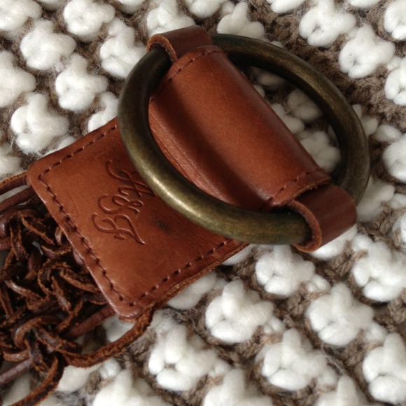 New! A&F adjustable brown unique belt