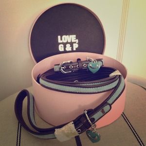 Juicy Doggy Couture leash & collar set