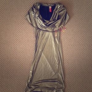 Metallic long top or dress