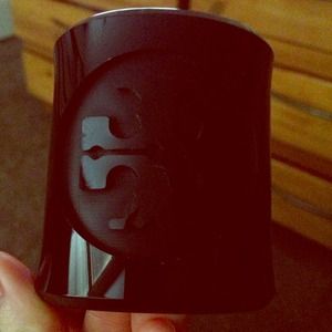 Cool black resin Tory Burch cuff