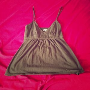 Gray American Eagle babydoll shirt