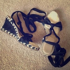 Authentic UGG open toe wedge sandals