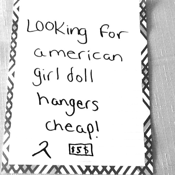 Doll hangers