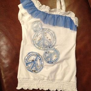 BUNDLE for Bodon Justice girls top w/silver shoes