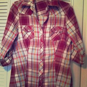 Plaid button up