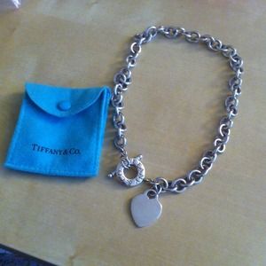 *Sold!!!!* Tiffany&co. Heart tag toggle necklace