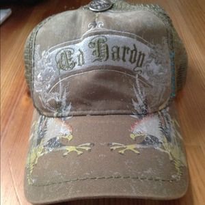 Original Ed hardy cap in olive green.