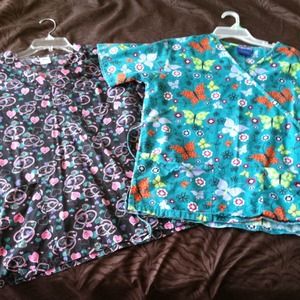 Scrub tops