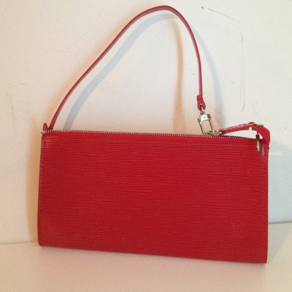 louis vuitton red purse