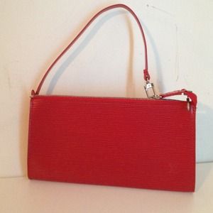 louis vuitton red purse