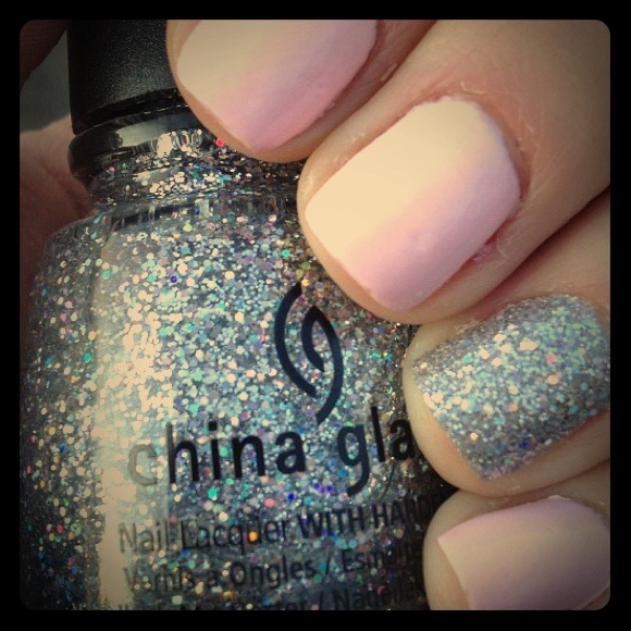 China Glaze Sparkely silver nail polish
